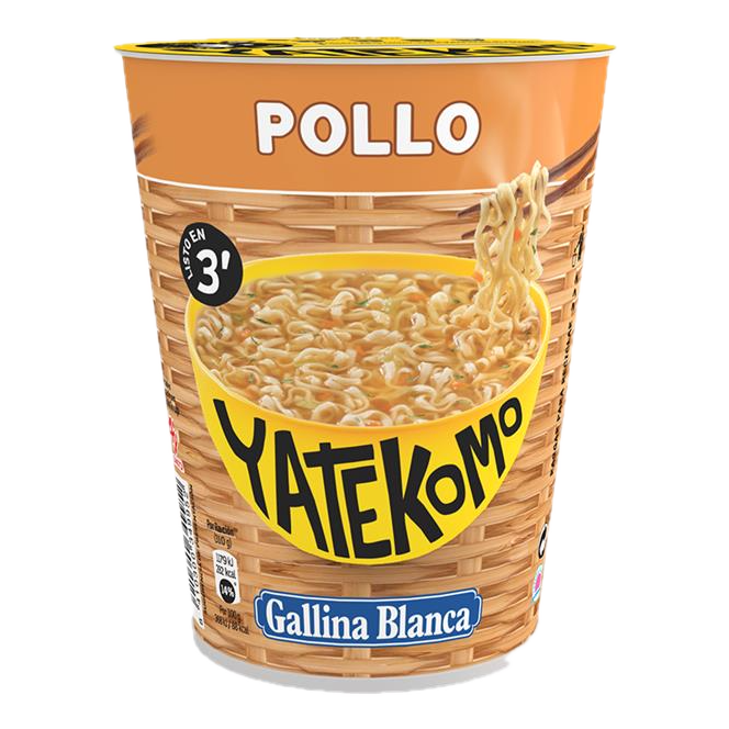 Vaso antiguo de Yatekomo sabor pollo